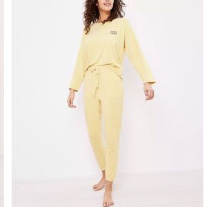 NWT Loft Morning Sunshine Striped Pajama Set